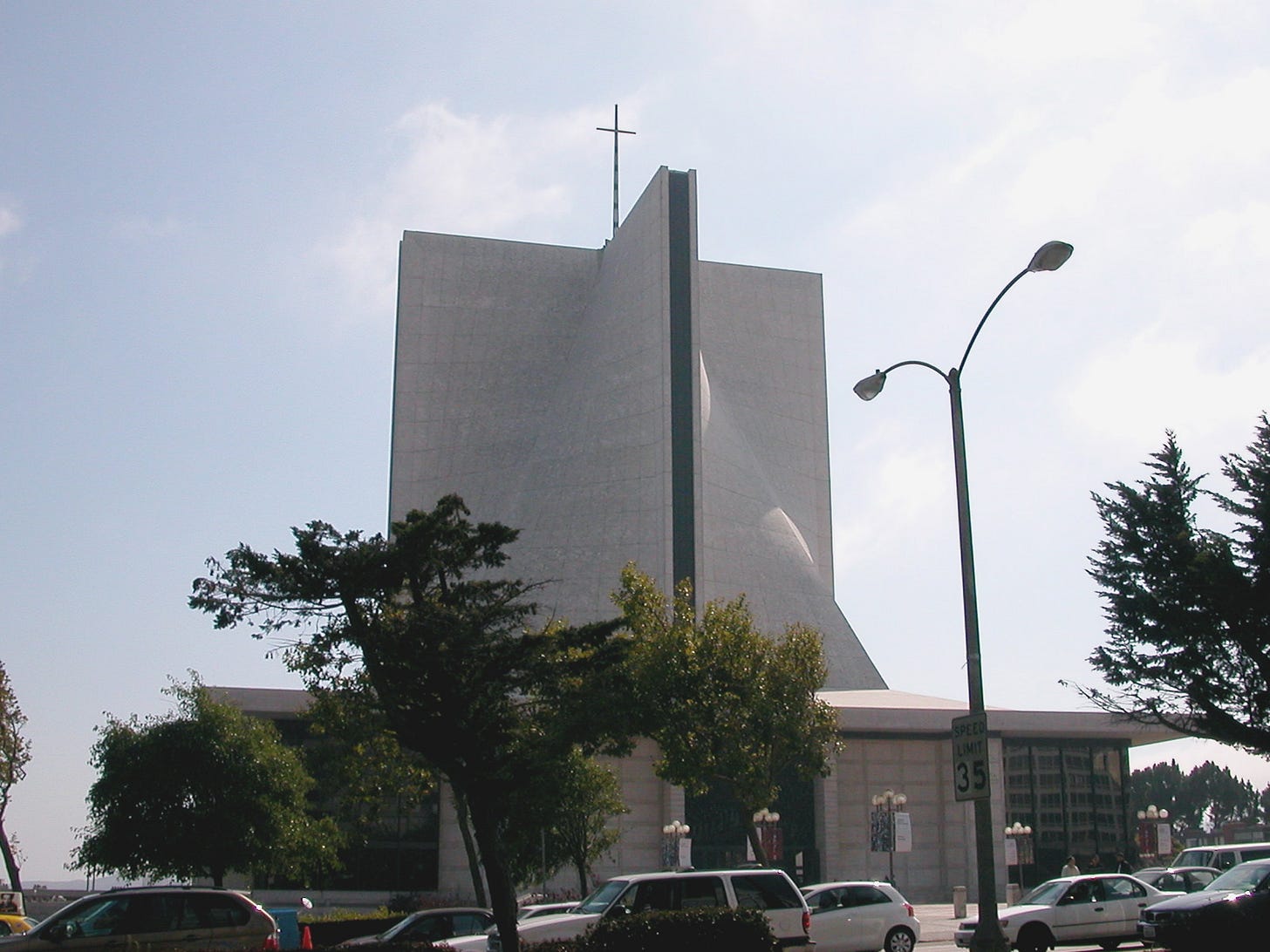 Looking south from Geary St. to St. Mary's Cathedral, around which Cathedral Hill is centered. Looking south from Geary St. to St. Mary's Cathedral, around which Cathedral Hill is centered.