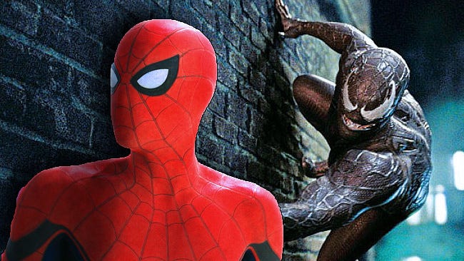 spider man with venom in homecoming or mcu spider man with venom in homecoming or mcu