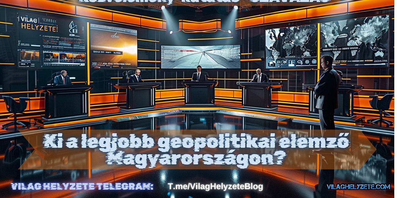 Ki a legjobb geopolitikai elemző Magyarországon? KI LESZ A TOP 3? - Közvéleménykutatás