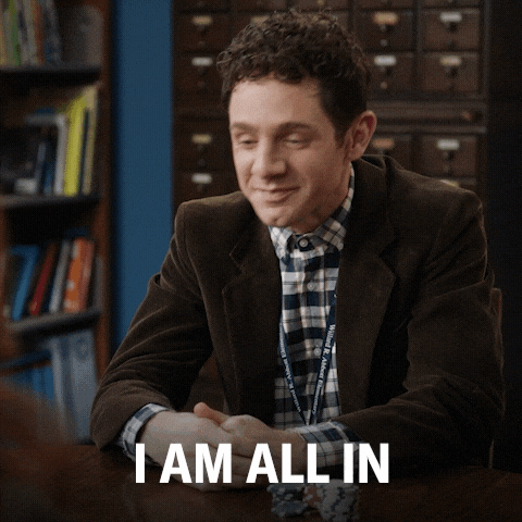 A man says I am all in