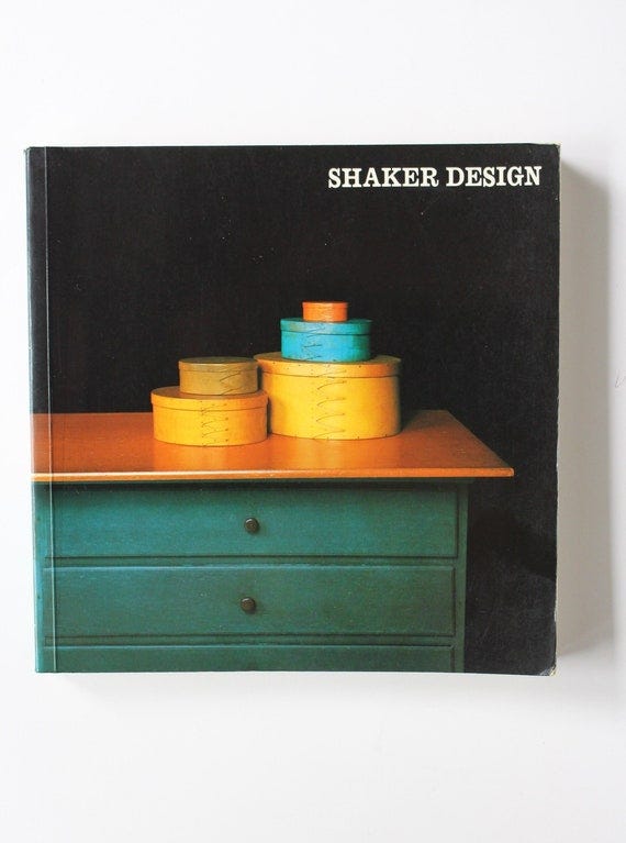 Shaker Design by June Sprigg, Whitney Museum of American Art, New York -  Etsy