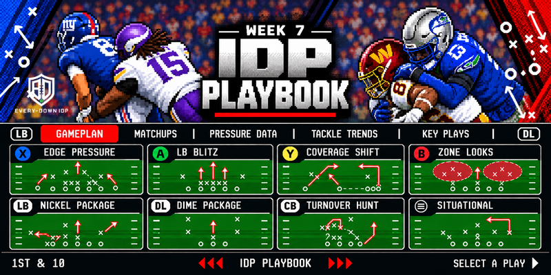 🎙️Every-down IDP Episode 10: IDP Week 7 Matchup Analysis