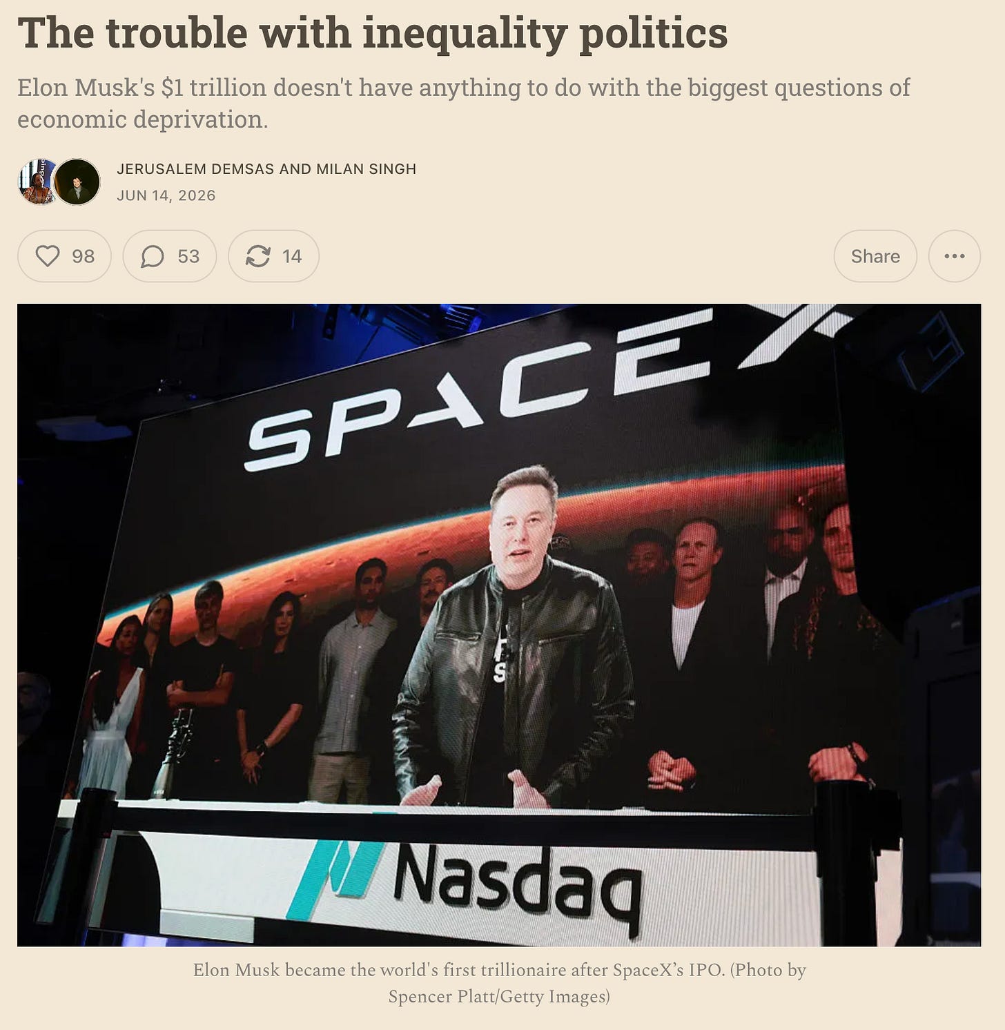 "The Trouble with Inequality Politics" by Jerusalem Demsas
