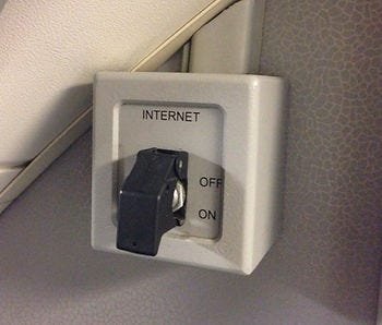 Knop Internet aan/uit Knop Internet aan/uit