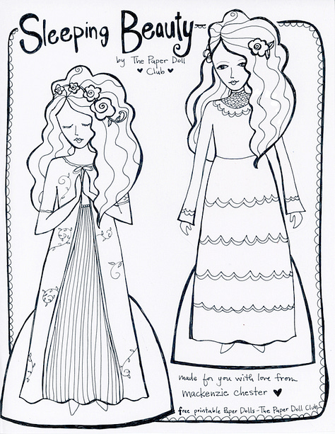 creative family culture, substack, paper doll club, free printable coloring pages, free paper dolls, paper dolls, coloring pages, mackenzie chester, the paper doll club, the sacred everyday