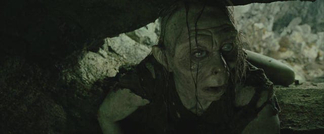 Always found mid-transformation Gollum the creepiest. Half-Hobbit  Half-Monster twisted mess. : r/creepy