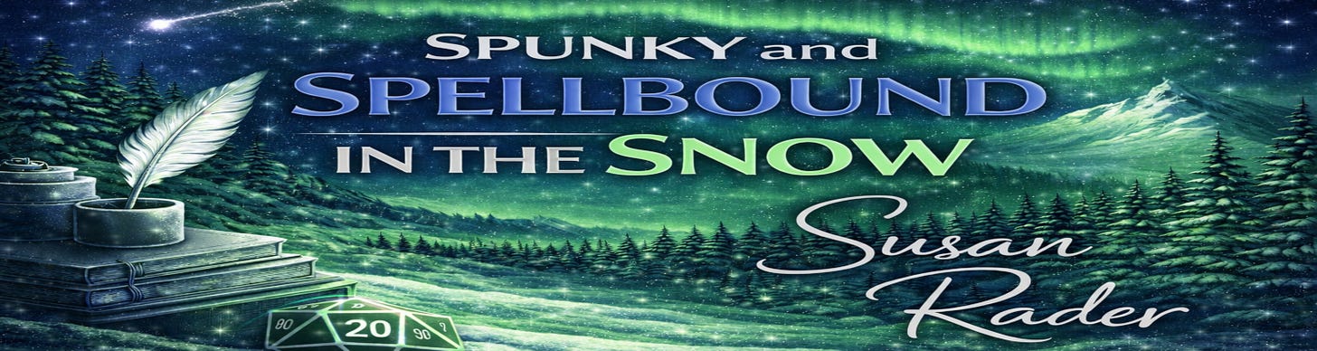 Spunky and Spellbound in the Snow Signature Line
