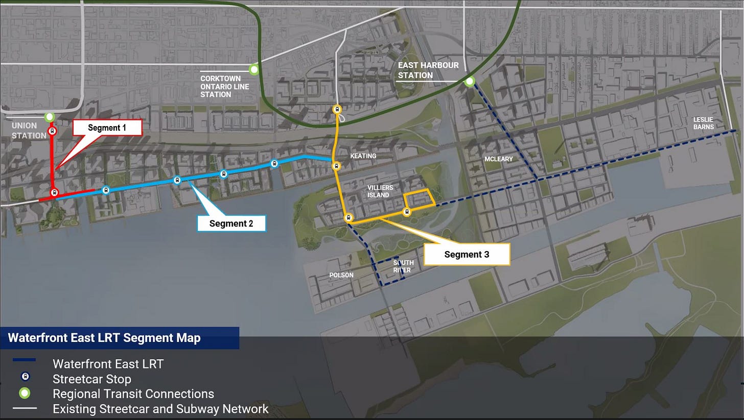 Waterfront East LRT Update: April 2023 | Steve Munro
