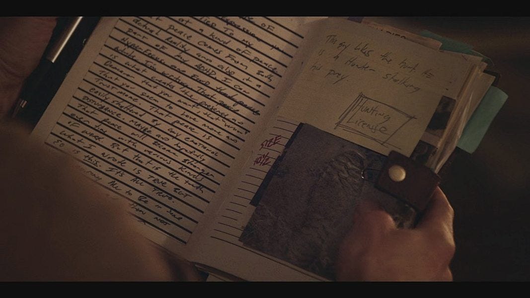 Cordell Walker picking up a journal from history 4.06. Cordell Walker picking up a journal from history 4.06.