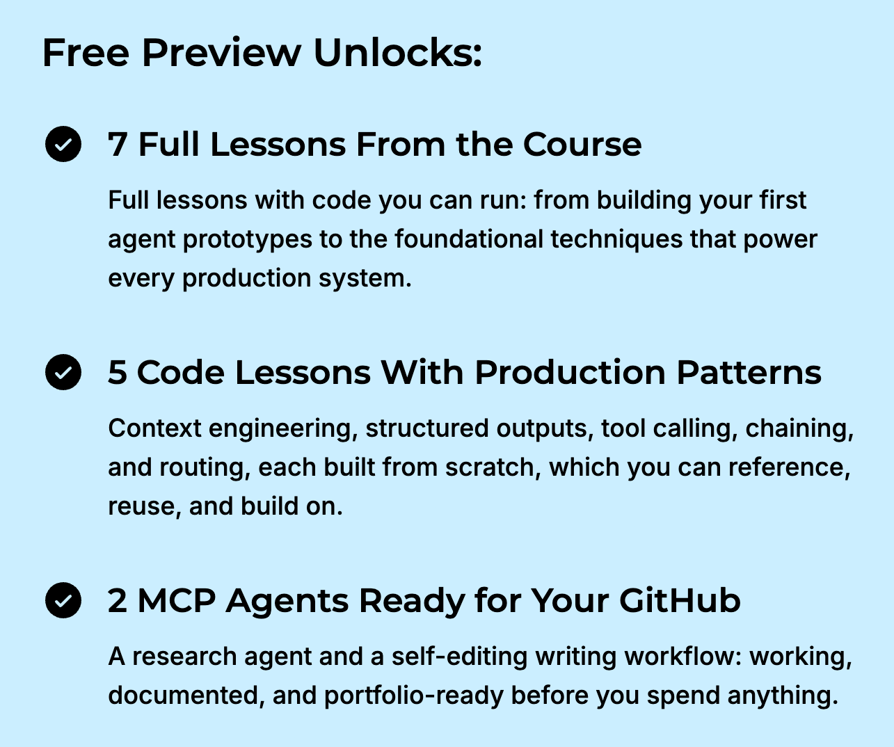 Build and run a working agent in 5 minutes — free preview of the Agentic AI Engineering course Build and run a working agent in 5 minutes — free preview of the Agentic AI Engineering course