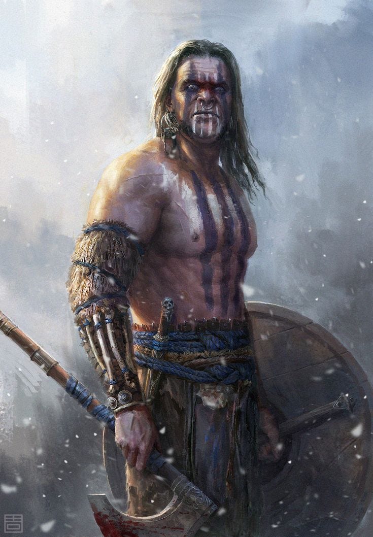 Woad Raider, qiang zhou on ArtStation at https://www.artstation.com ...