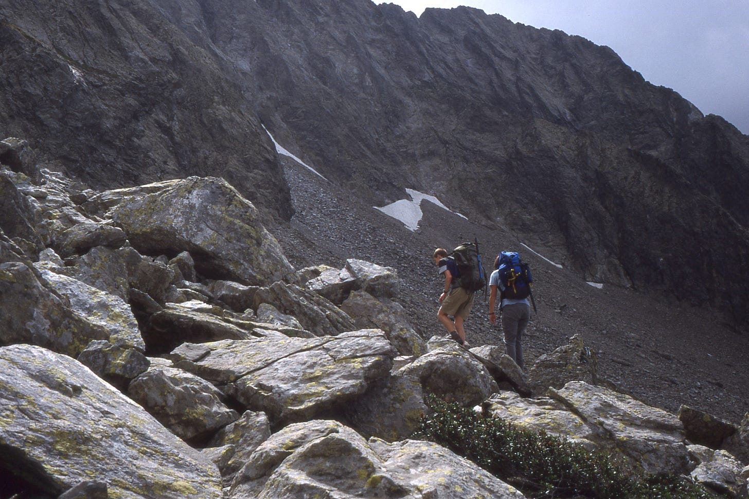 boulderfield above Alpe Tegiola