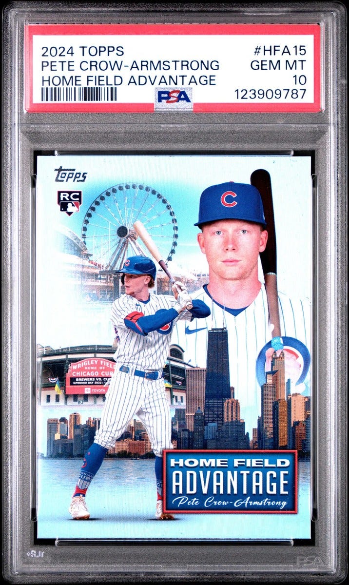 2024 Topps Pete Crow-Armstrong SP Rookie PSA 10