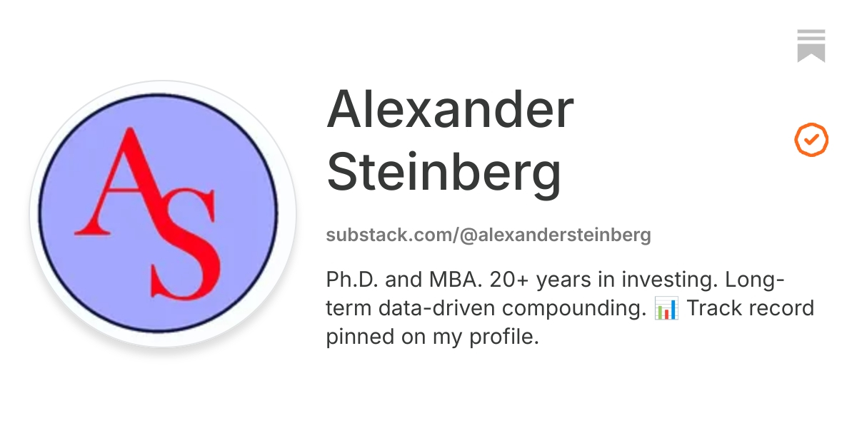 Alexander Steinberg | Substack