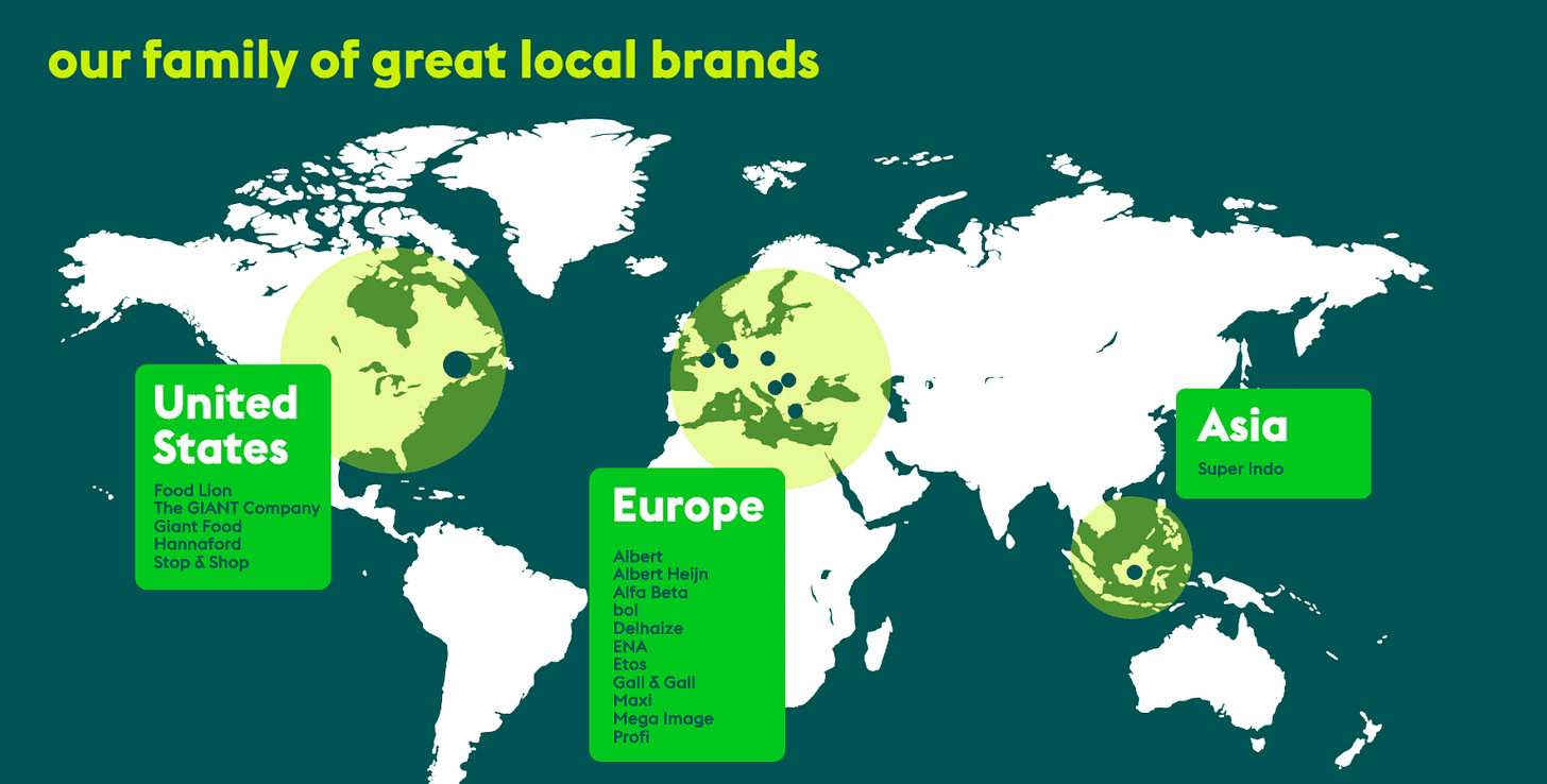 map of ahold delhaize brands map of ahold delhaize brands