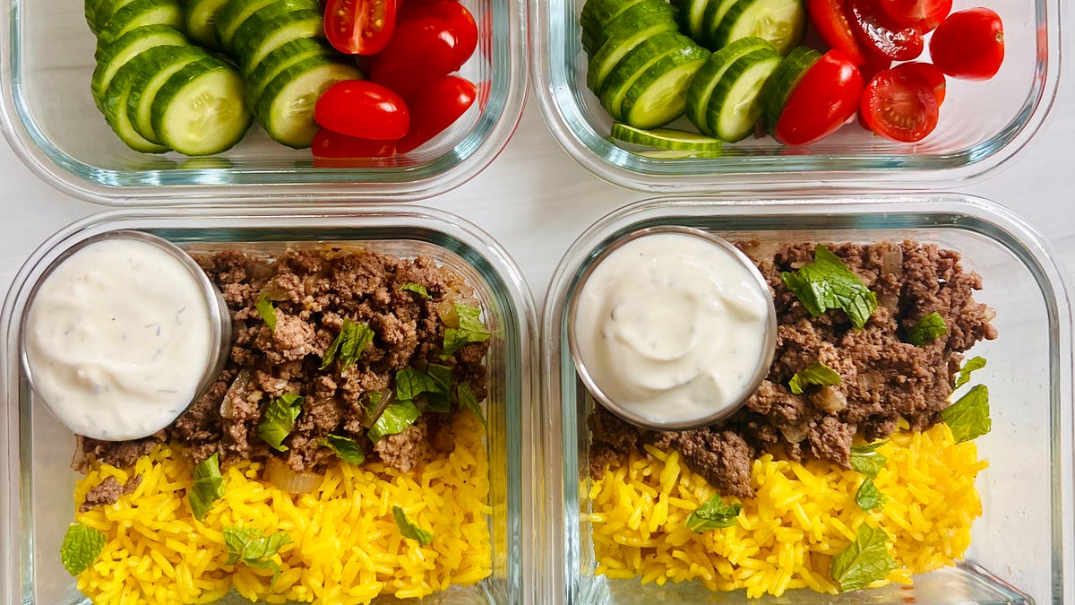 Mediterranean Ground Beef Bowls - The Practical Prep