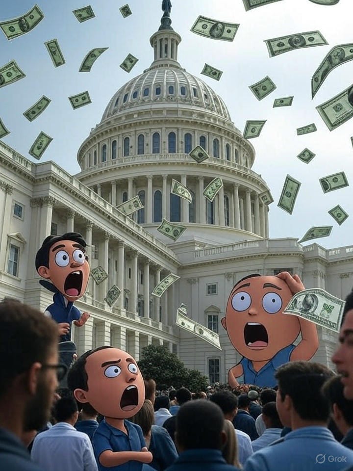 Image Credit: Grok ai. Grok ai doesn’t like when government spends our money on activities that are not the proper role of government. Neither do we the people!