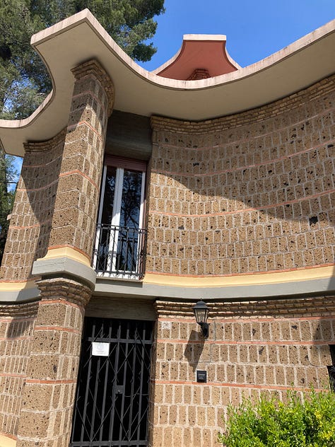 casa baldi paolo portoghesi roma labaro