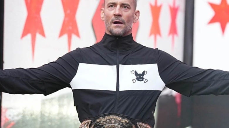 CM Punk posing