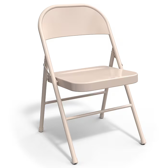 Photo of a kangaroo. Photo of a folding chair.