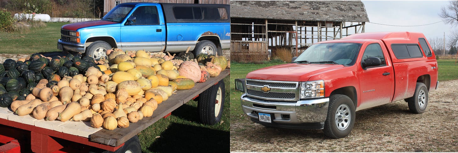 The GFF farm trucks
