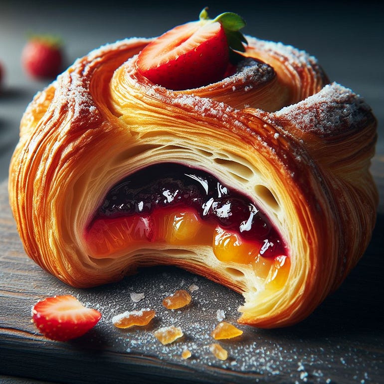 a single bit of danish