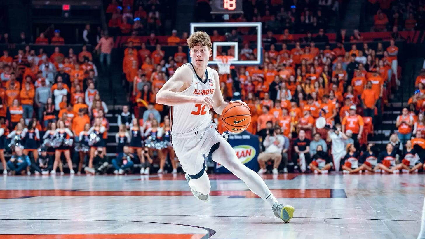 Kasparas Jakucionis - 2024-25 - Men's Basketball - University of Illinois  Athletics