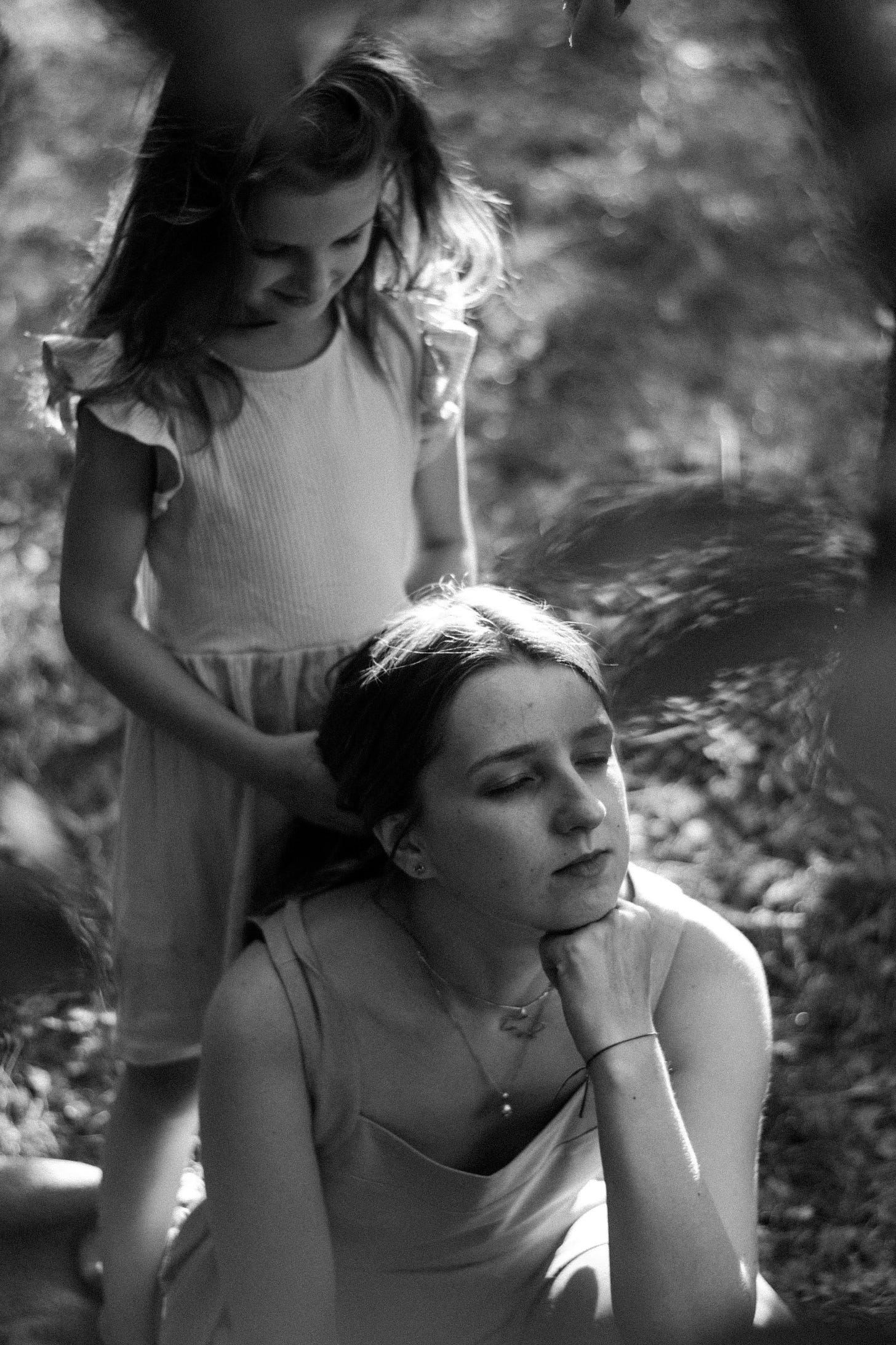 Daughter Fixing Mother Hair · Free Stock Photo