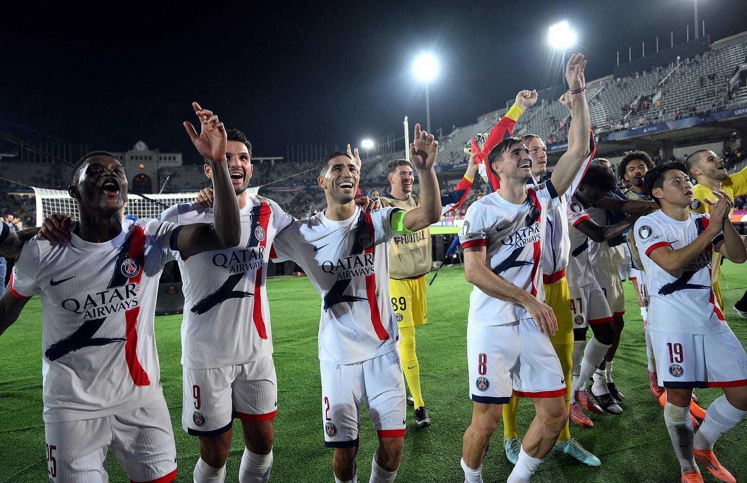 PSG celebration