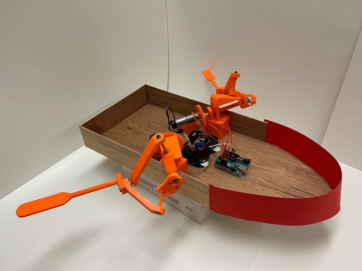 Prototype Robotic Rowboat