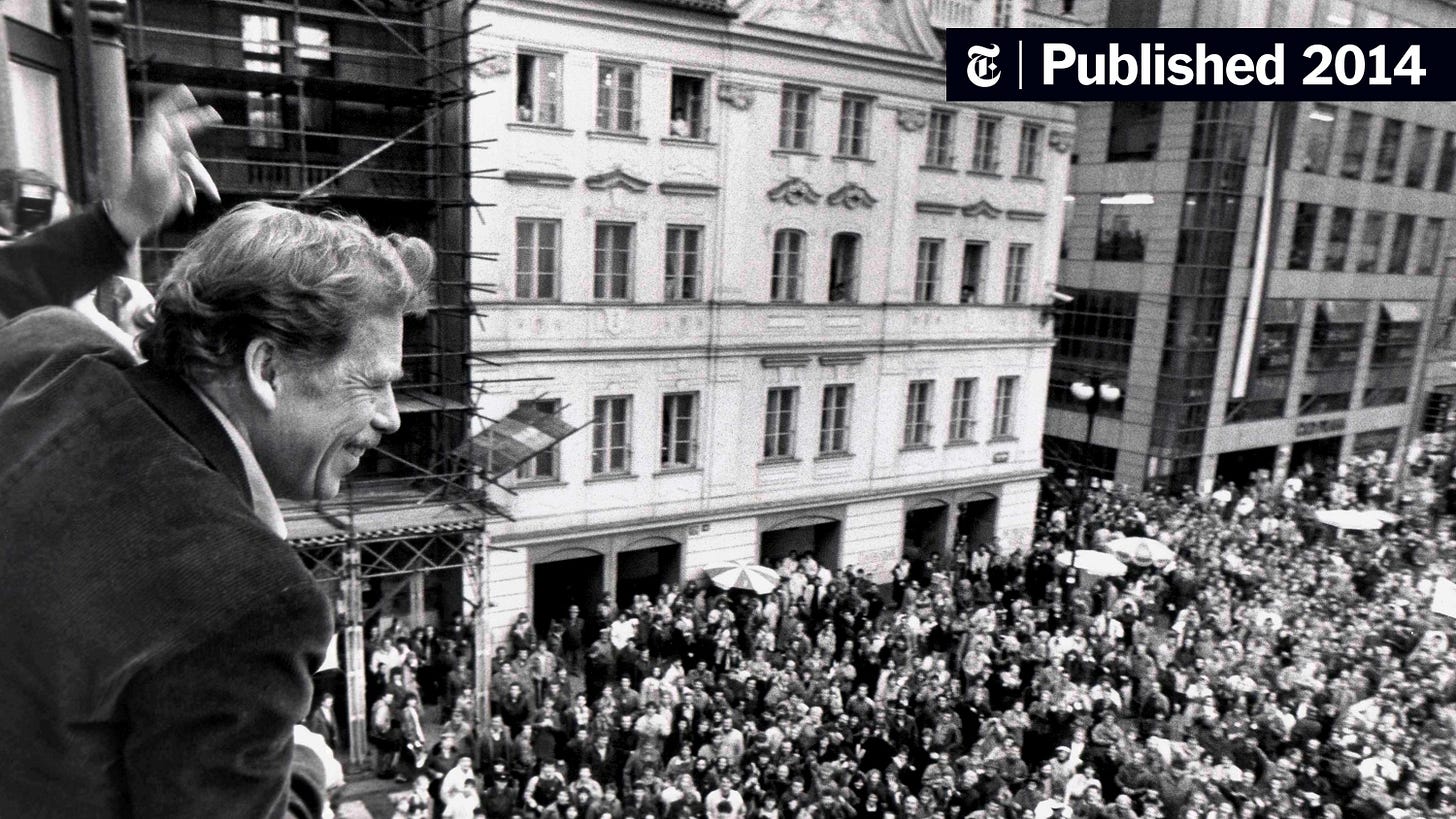 Havel: A Life,' by Michael Zantovsky - The New York Times