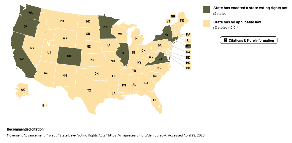 Us State Refernendum Voting Rights Elections: State Voting Rights Acts - by Sharon Lawrence