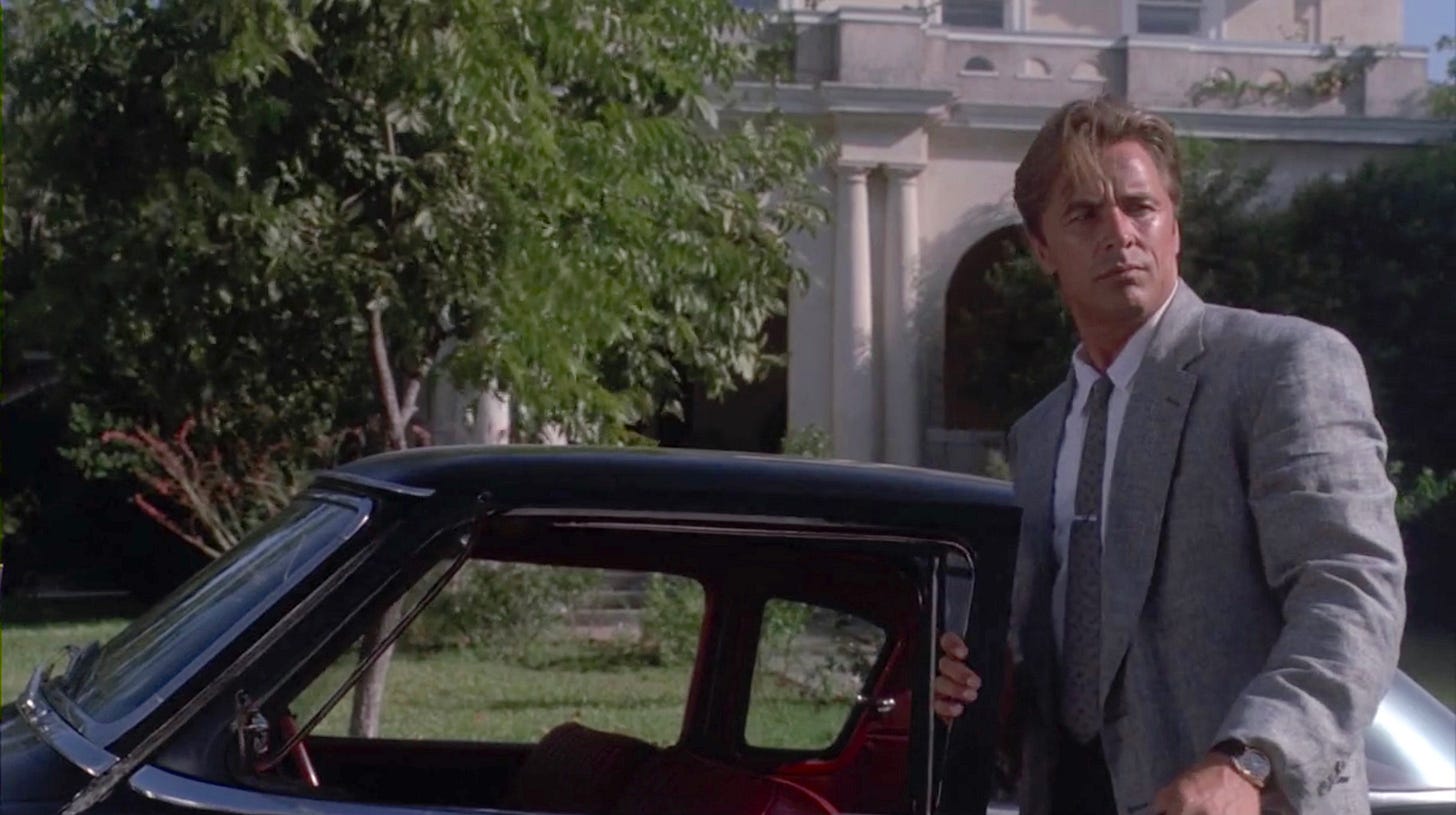 The Hot Spot: Don Johnson's Gray Linen Jacket and Studebaker » BAMF Style