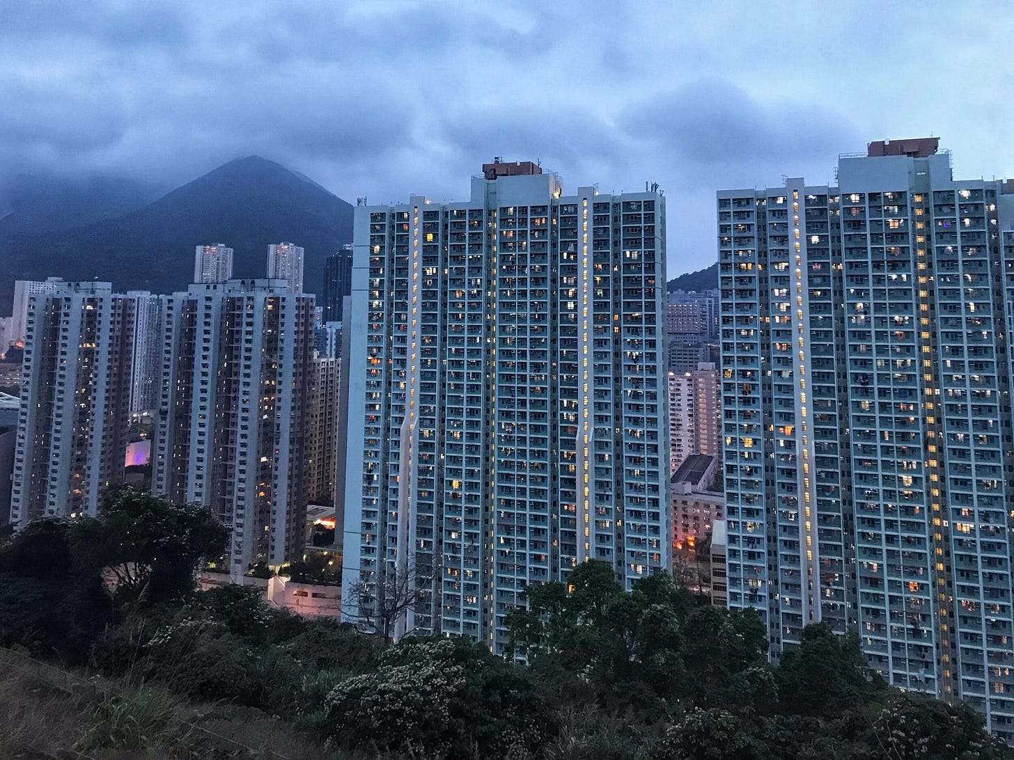 Views from the Chai Wan hike side coming back from Cape Collinson Views from the Chai Wan hike side coming back from Cape Collinson