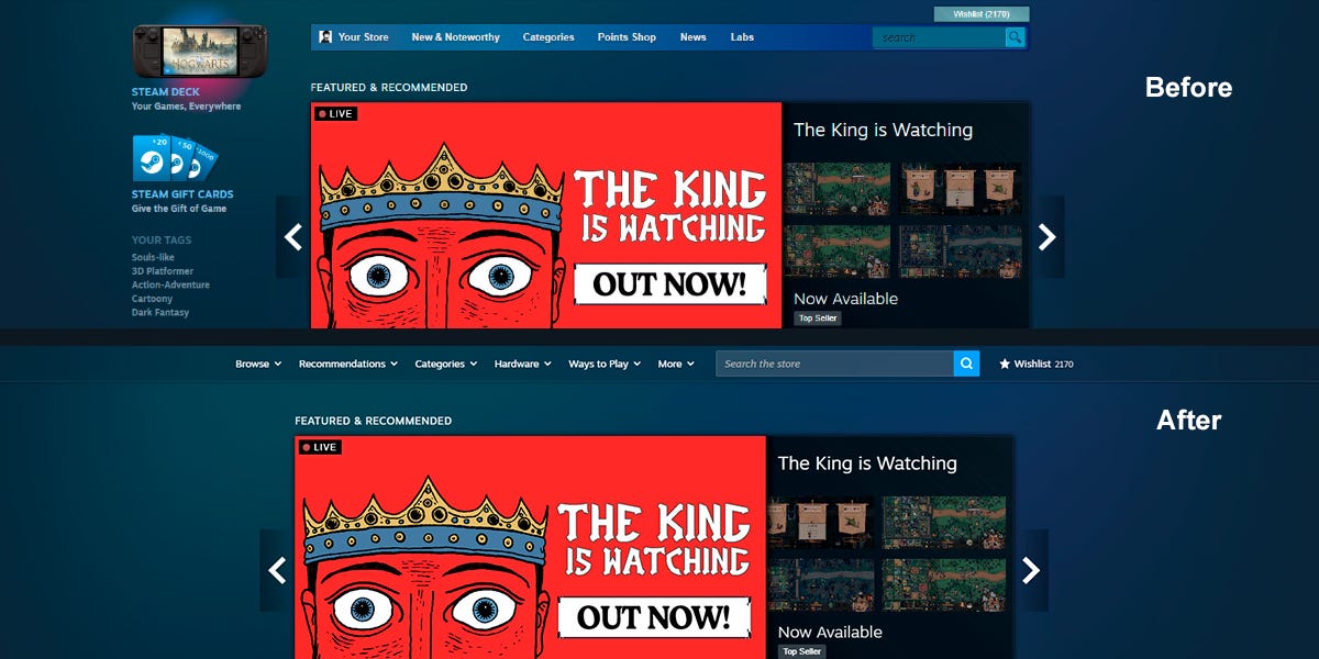 Steam's new store interface: what you should know