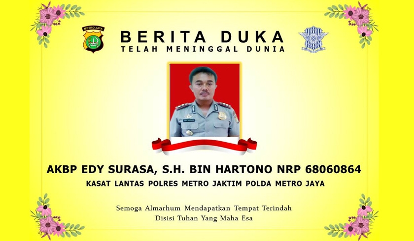 Penyebab Kasat Lantas Polrestro Jaktim Meninggal Dunia Mendadak