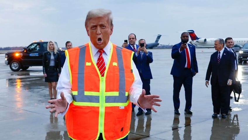 Trump Dresses Up as a Garbage Man to Make Final Election Pitch