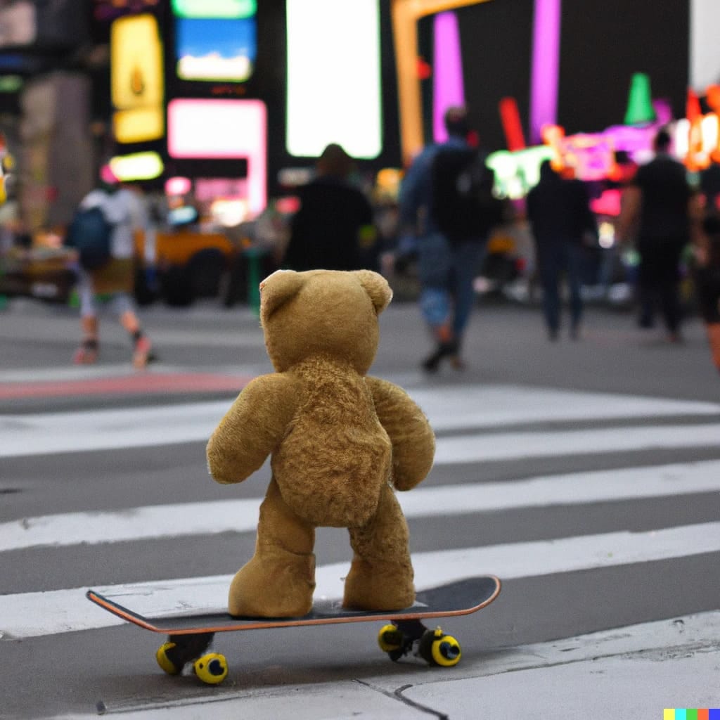 A real-life contrarian investor disagreeing with everyone else at Times Square