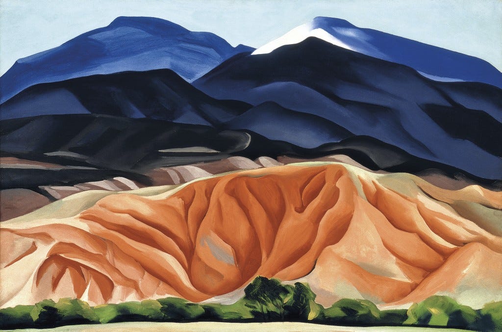 Black Mesa Landscape, New Mexico/Out Back of Marie's II (Paisaje de la Mesa  de las vacas, Nuevo México/Parte trasera del rancho de Marie II) –  Picturing the Americas