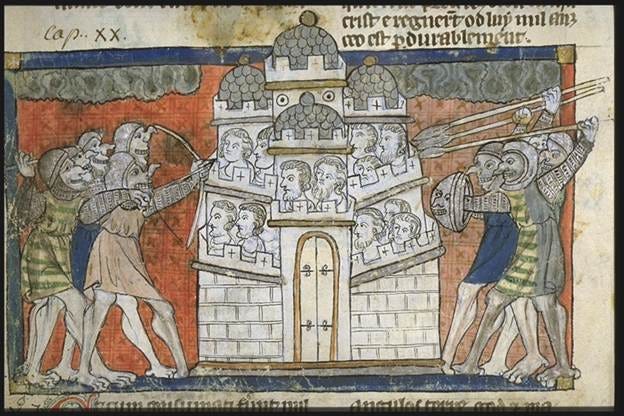 A medieval manuscript of a castle

AI-generated content may be incorrect.