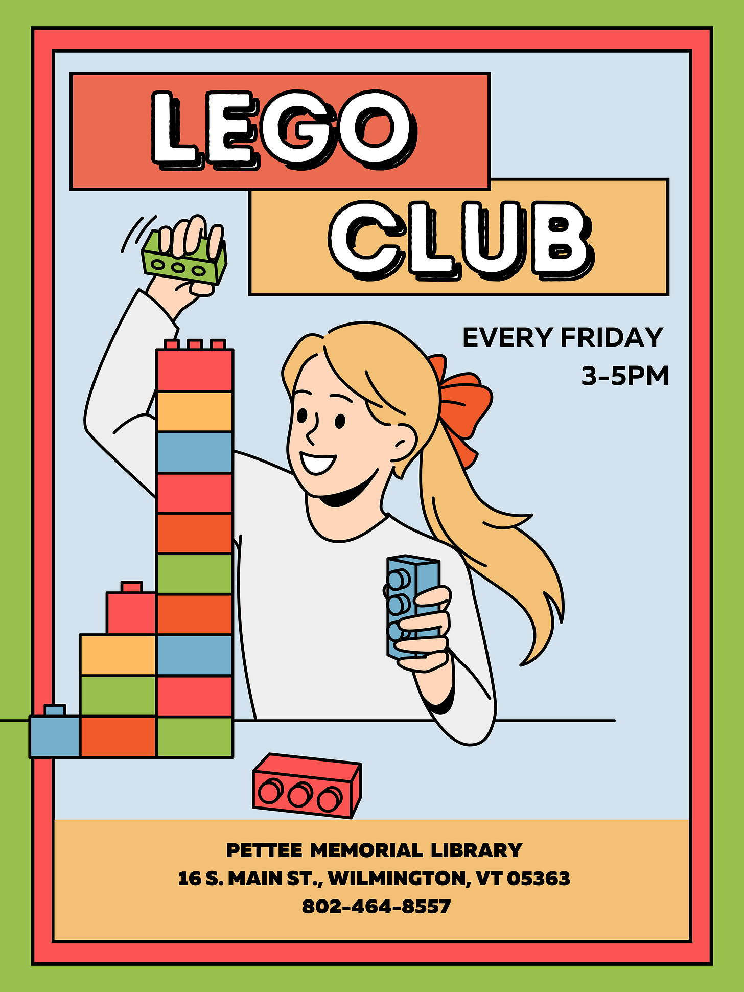 child building legos