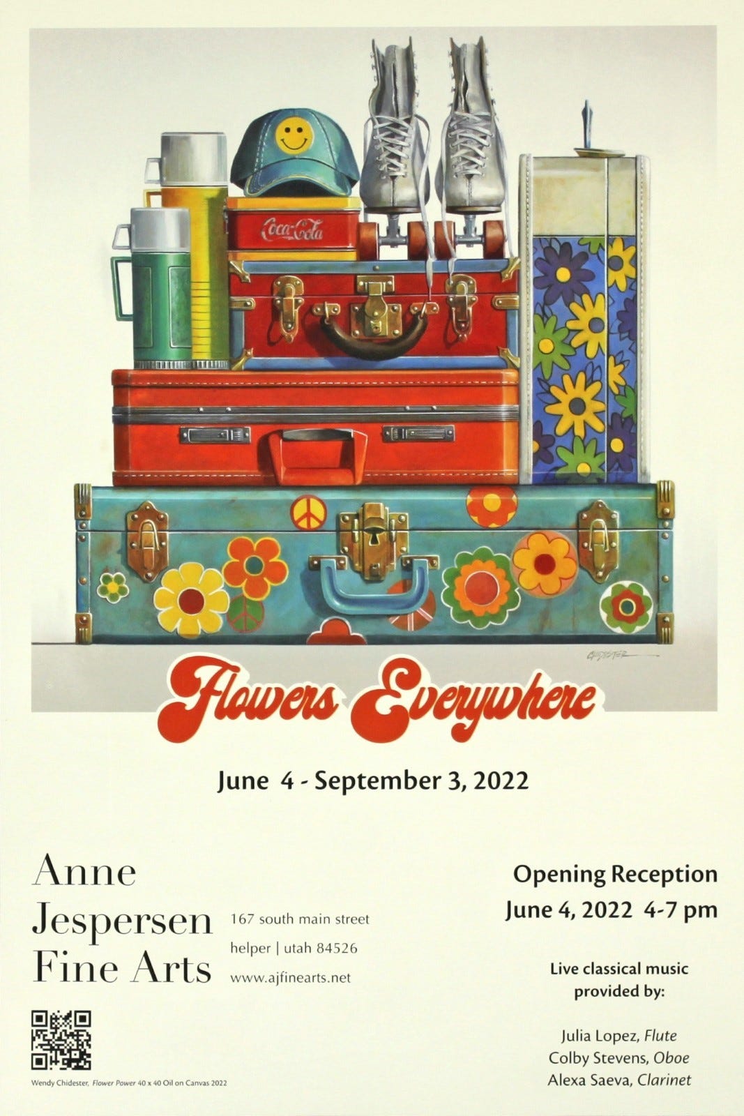 A poster for a flower shop

Description automatically generated