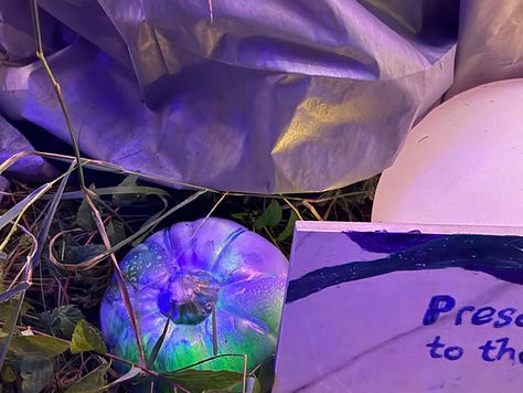 Pictures of the Glow Gourd Making Process