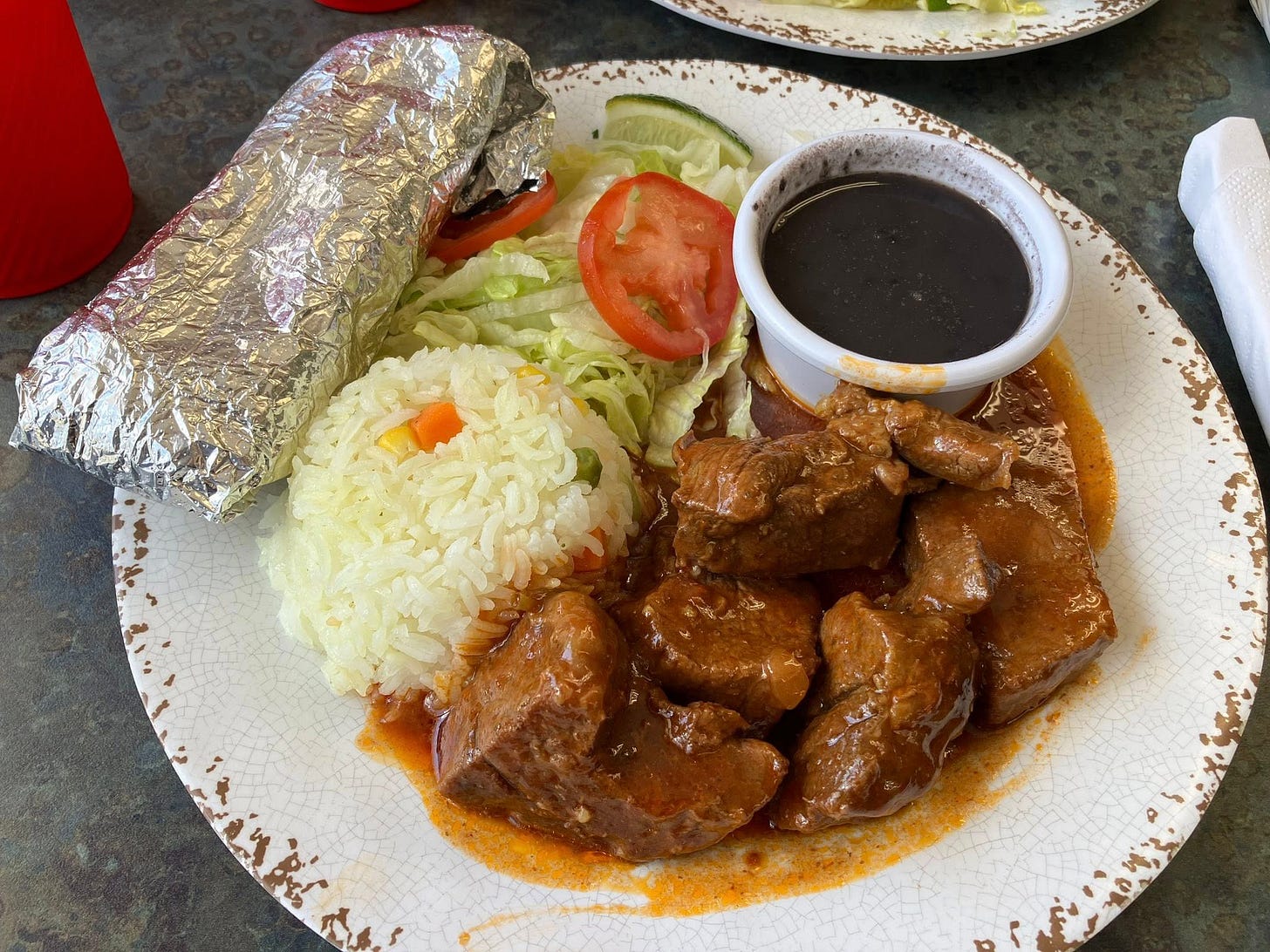 May be an image of steak