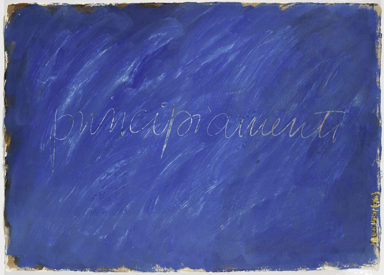 Franco Verdi, Principiamenti, (tempera on cardboard), 1966 [Mart, Museo di arte moderna e contemporanea di Trento e Rovereto. © Franco Verdi. Photo: © Archivio Fotografico e Mediateca]