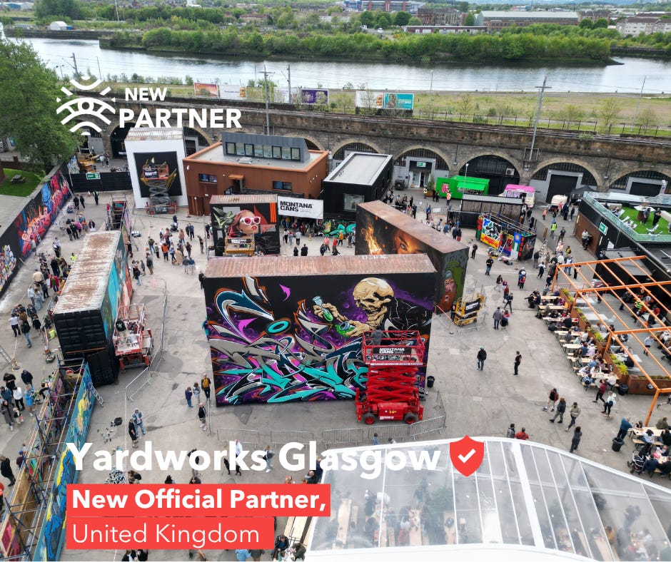 Glasgow's Street Art revolution: A new partnership between Yardworks and Street Art Cities