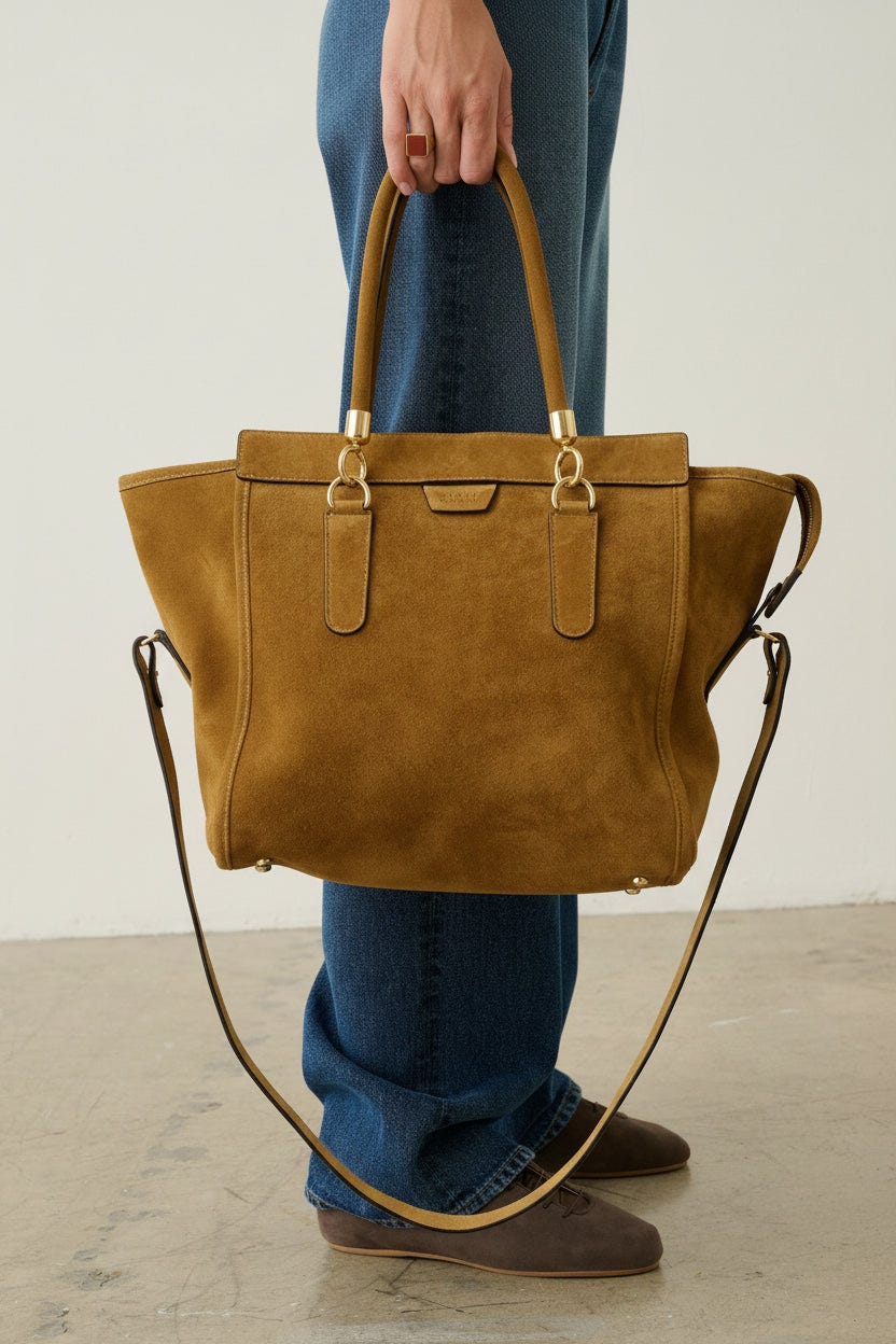 Image of The Ring Tote in Cigaro