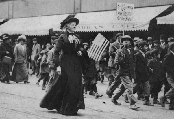 mother_jones_march - Irish America