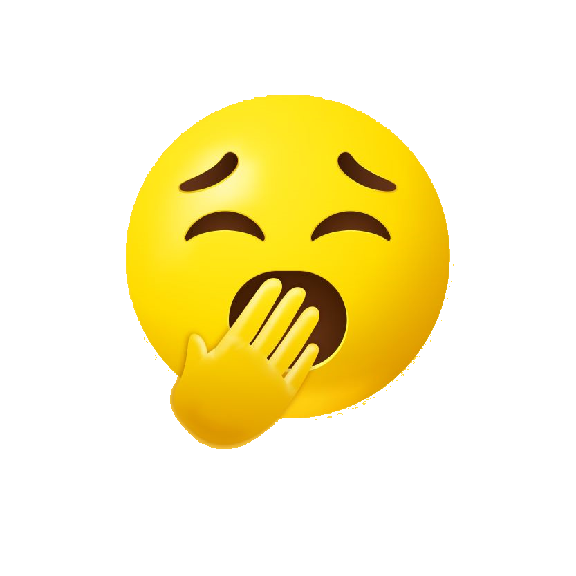 Yawning smilie Yawning smilie