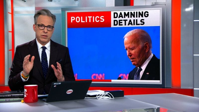 New Tapper book details Biden’s deteriorating health before 2024 election